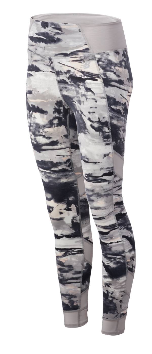 New Balance Women's Printed Evolve 7/8 Tights