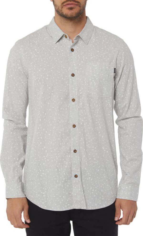 O'Neill Men's Phases Printed Woven Long Sleeve Shirt