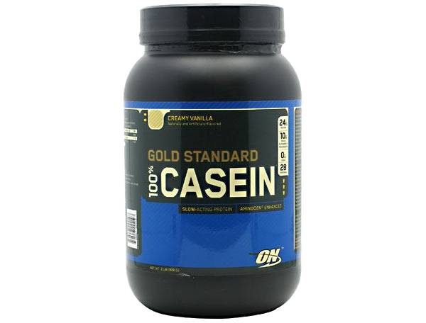 Optimum Nutrition Gold Standard 100% Casein Protein Powder Creamy Vanilla 26 Servings