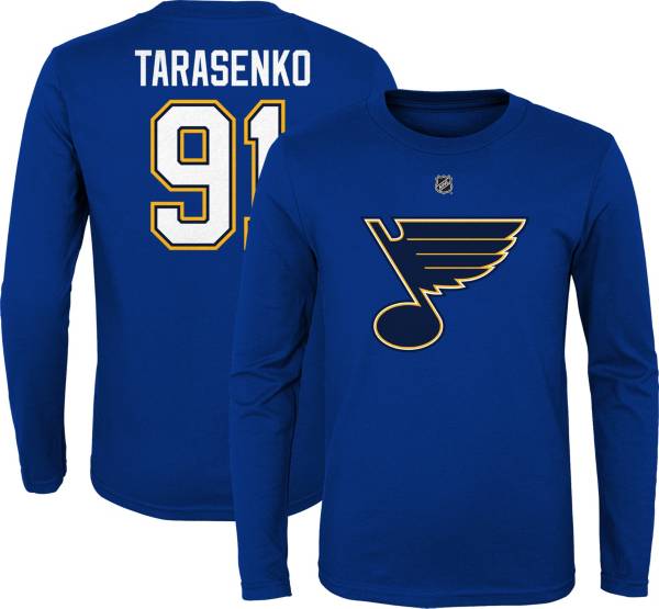 NHL Youth St. Louis Blues Vladimir Tarasenko #91 Royal Long Sleeve Player Shirt