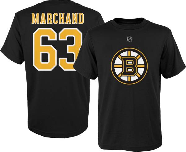 NHL Youth Boston Bruins Brad Marchand #63 Black Tee