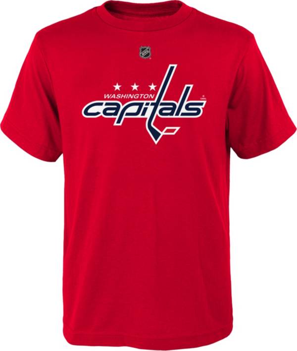 NHL Youth Washington Capitals Primary Logo Red T-Shirt