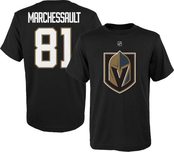 NHL Youth Vegas Golden Knights Jonathan Marchessault #81 Black Tee