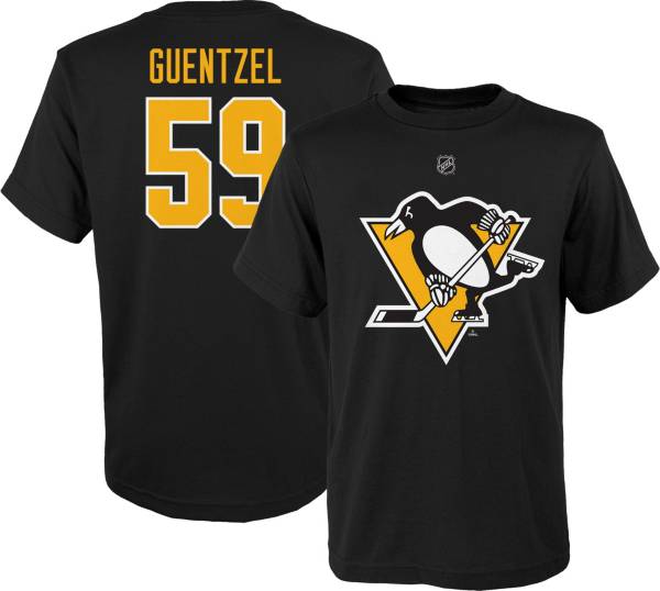 NHL Youth Pittsburgh Penguins Jake Guentzel #59 Black Player T-Shirt