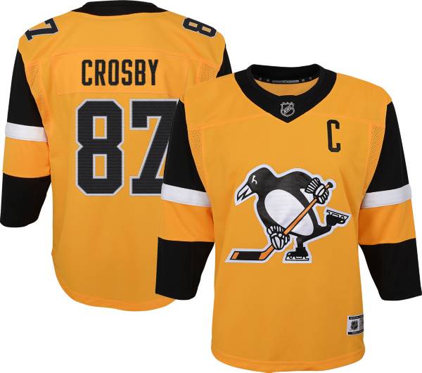 NHL Youth Pittsburgh Penguins Sidney Crosby #87 Premium Alternate Jersey