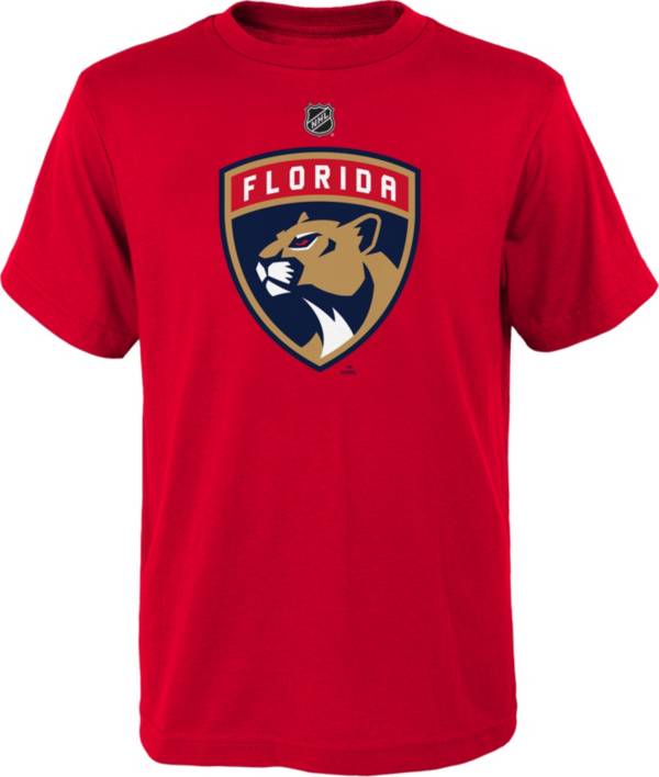 NHL Youth Florida Panthers Primary Logo Red T-Shirt