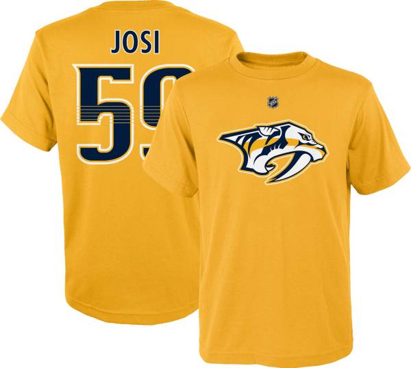 NHL Youth Nashville Predators Roman Josi #59 Gold Player T-Shirt