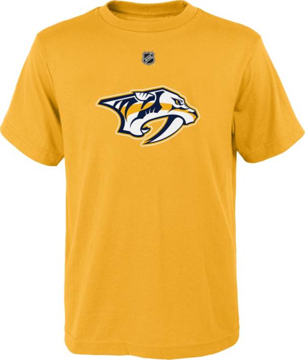 NHL Youth Nashville Predators Logo Gold T-Shirt
