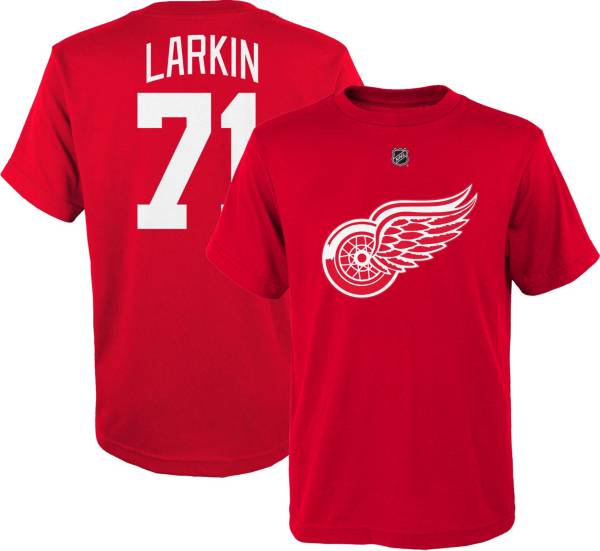 NHL Youth Detroit Red Wings Dylan Larkin #71 Red Player T-Shirt