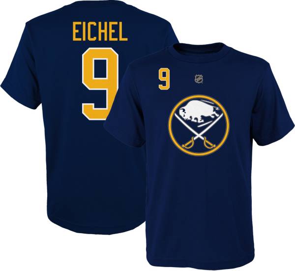 NHL Youth Buffalo Sabres Jack Eichel #9 Navy Player T-Shirt