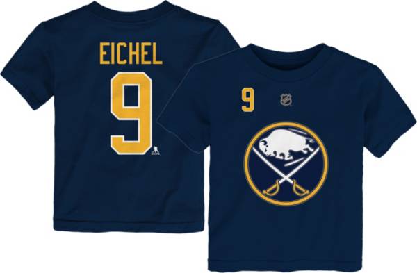 NHL Toddler Buffalo Sabres Jack Eichel #9 Navy Player T-Shirt