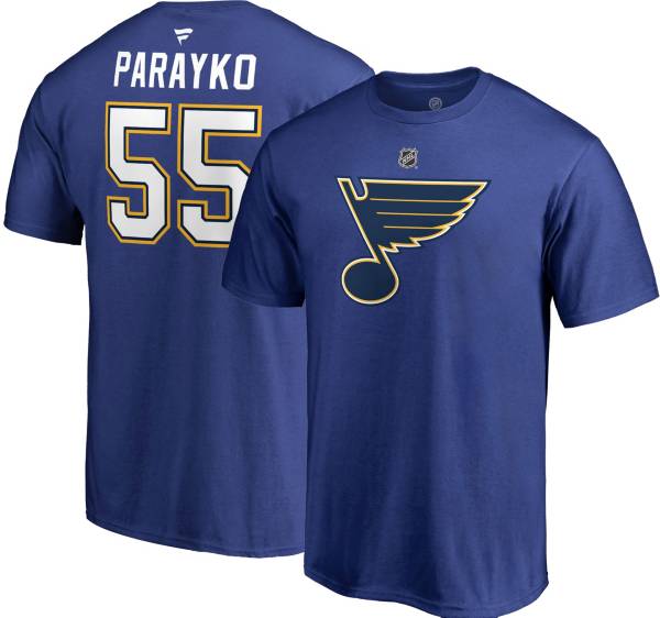 NHL Men's St. Louis Blues Colton Parayko #55 Royal Player T-Shirt