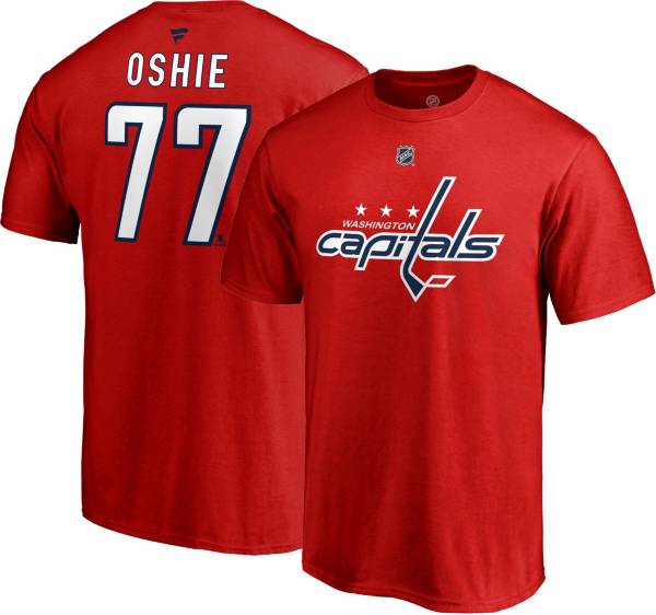 NHL Men's Washington Capitals T.J. Oshie #77 Red Player T-Shirt