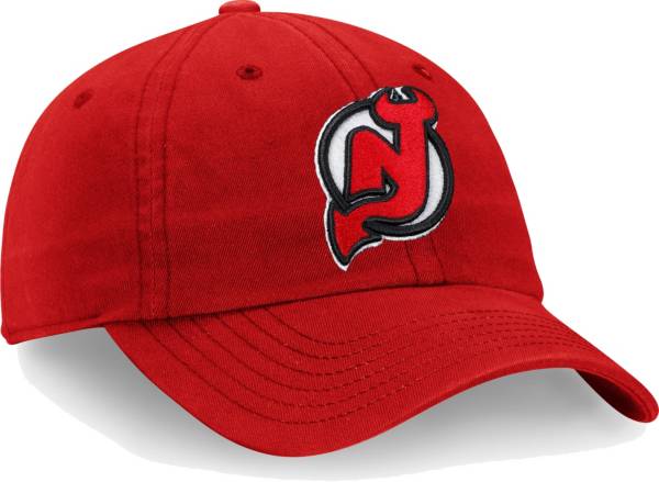 NHL Men's New Jersey Devils Core Red Adjustable Hat