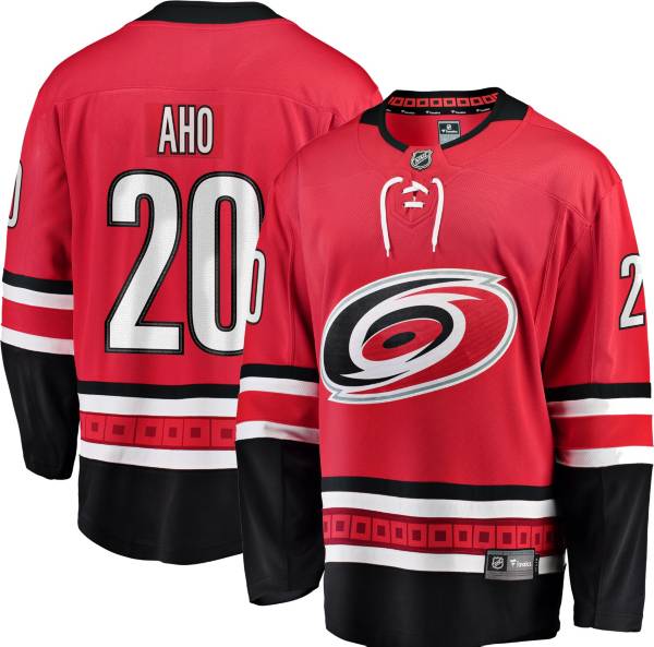 NHL Men's Carolina Hurricanes Sebastian Aho #20 Breakaway Home Replica Jersey