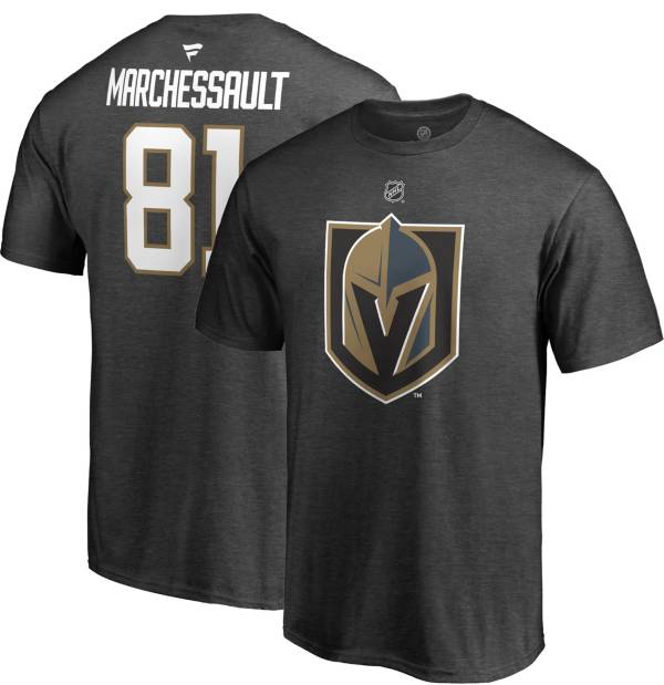 NHL Men's Vegas Golden Knights Jonathan Marchessault #81 Heather Grey Player T-Shirt