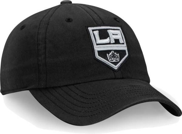 NHL Men's Los Angeles Kings Core Black Adjustable Hat