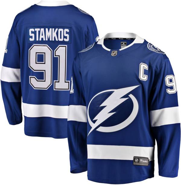 NHL Men's Tampa Bay Lightning Steven Stamkos #91 Breakaway Home Replica Jersey