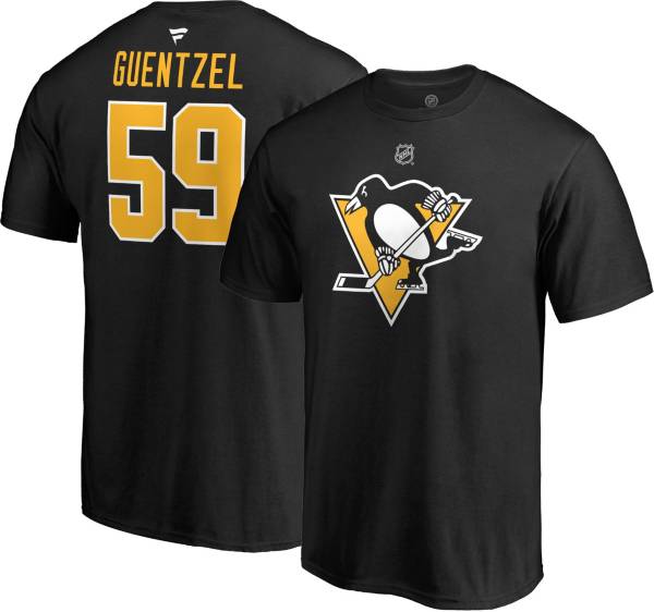 NHL Men's Pittsburgh Penguins Jake Guentzel #59 Black Player T-Shirt