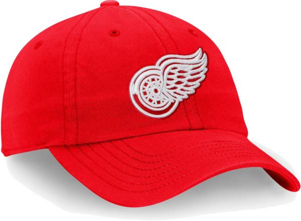 NHL Men's Detroit Red Wings Core Red Adjustable Hat