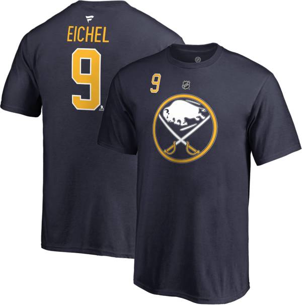 NHL Men's Buffalo Sabres Jack Eichel #9 Navy Player T-Shirt