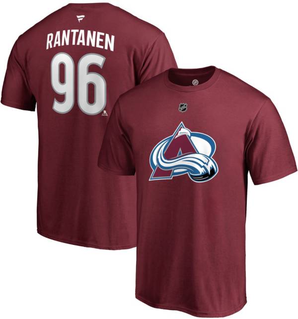 NHL Men's Colorado Avalanche Mikko Rantanen #96 MaroonPlayer T-Shirt