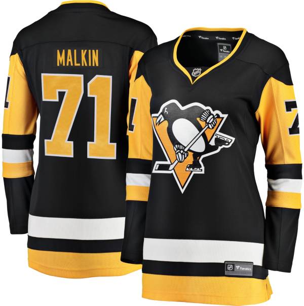 NHL Women's Pittsburgh Penguins Evgeni Malkin #71 Breakaway Home Replica Jersey