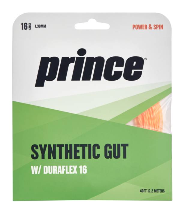 Prince Duraflex Synthetic Gut 16G Tennis Racquet String