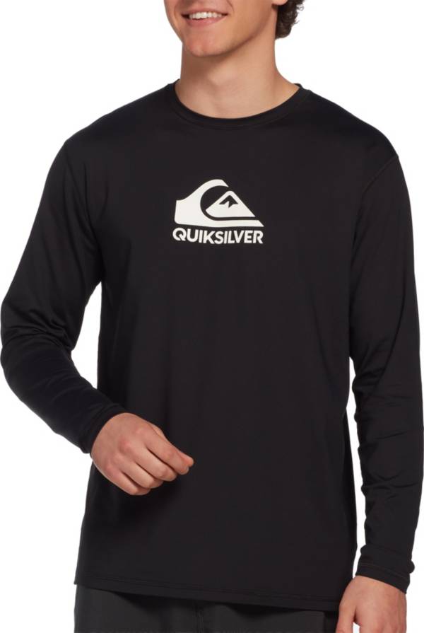Quiksilver Men's Solid Streak Long Sleeve Rash Guard