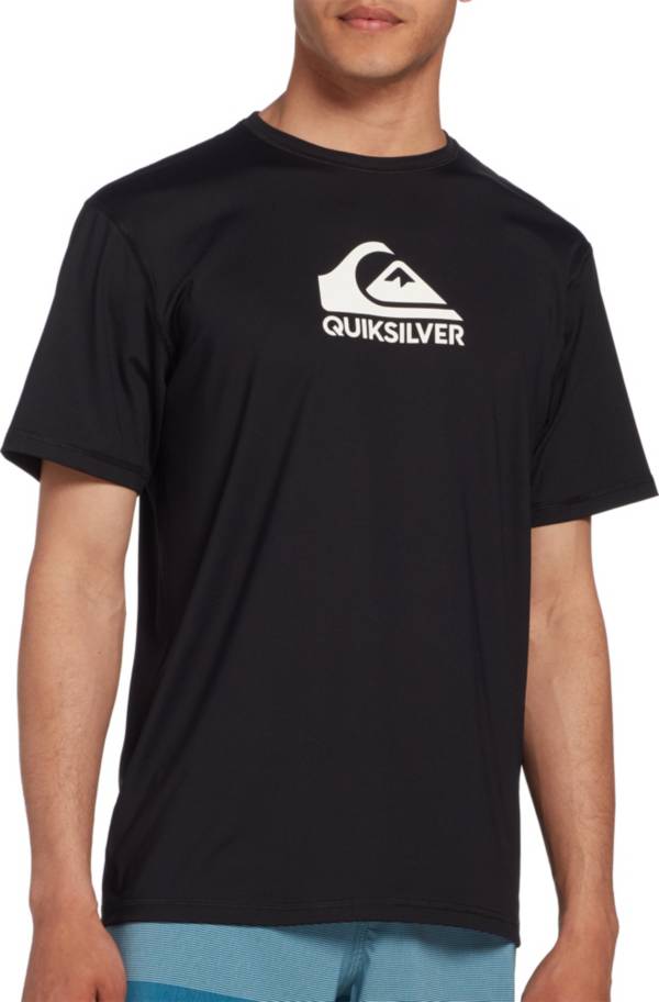 Quiksilver Men's Solid Streak Short Sleeve Rash Guard