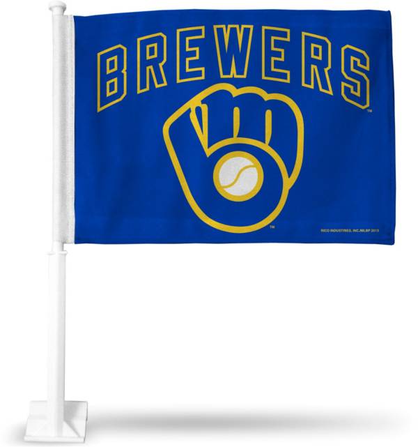 Rico Milwaukee Brewers Car Flag