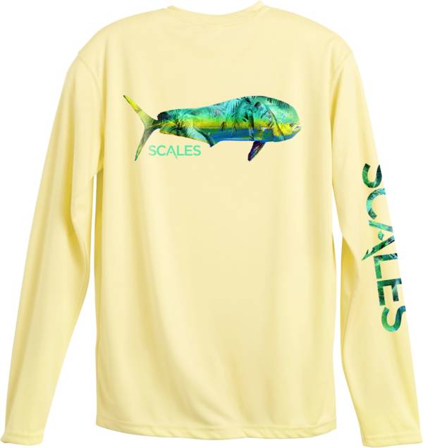 Scales Gear Men's Tropical Mahi Performance Long Sleeve Shirt