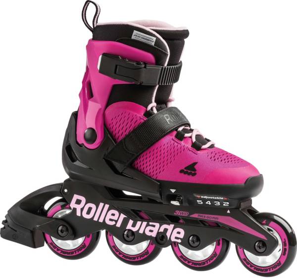 Rollerblade Girls' Microblade Adjustable Inline Skates