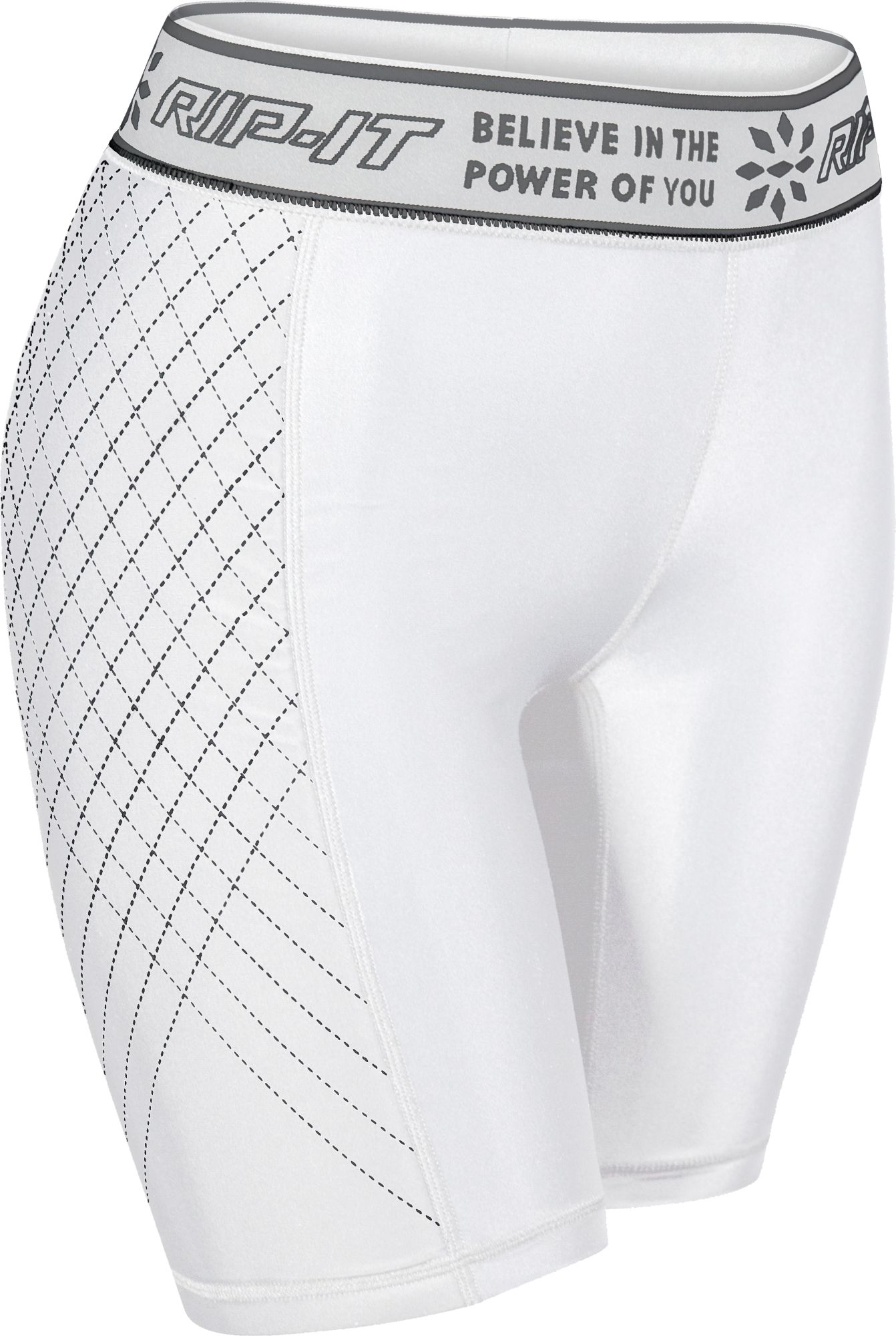 RIP-IT RIP-IT Short coulissant pour femme Protection menstruelle Softball Slider classique pour femmes (blanc, taille XL