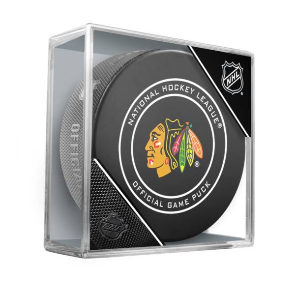 Sher-Wood Chicago Blackhawks Autograph Puck