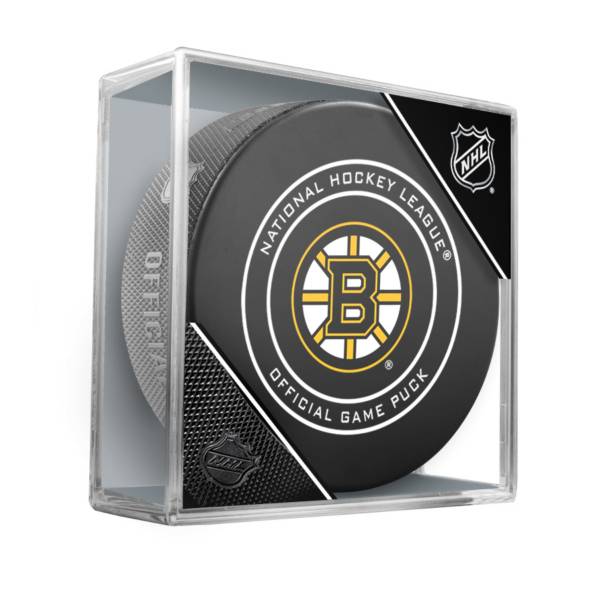 Sher-Wood Boston Bruins Autograph Puck