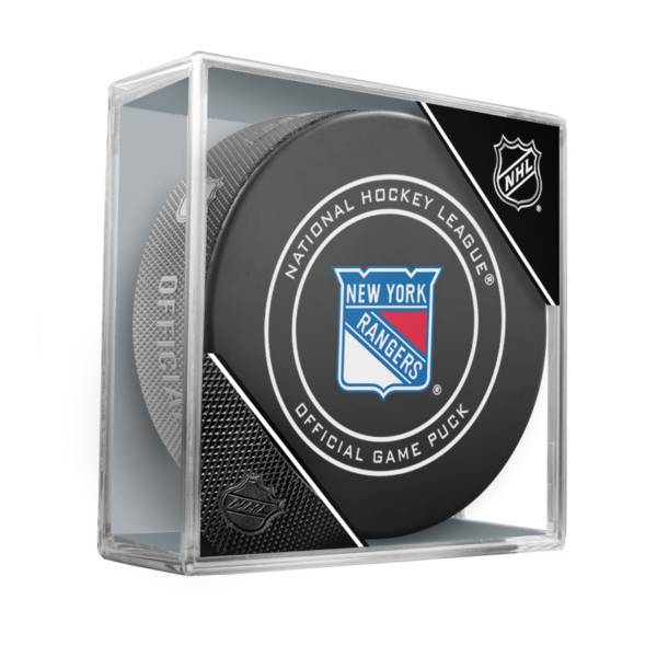 Sher-Wood New York Rangers Autograph Puck