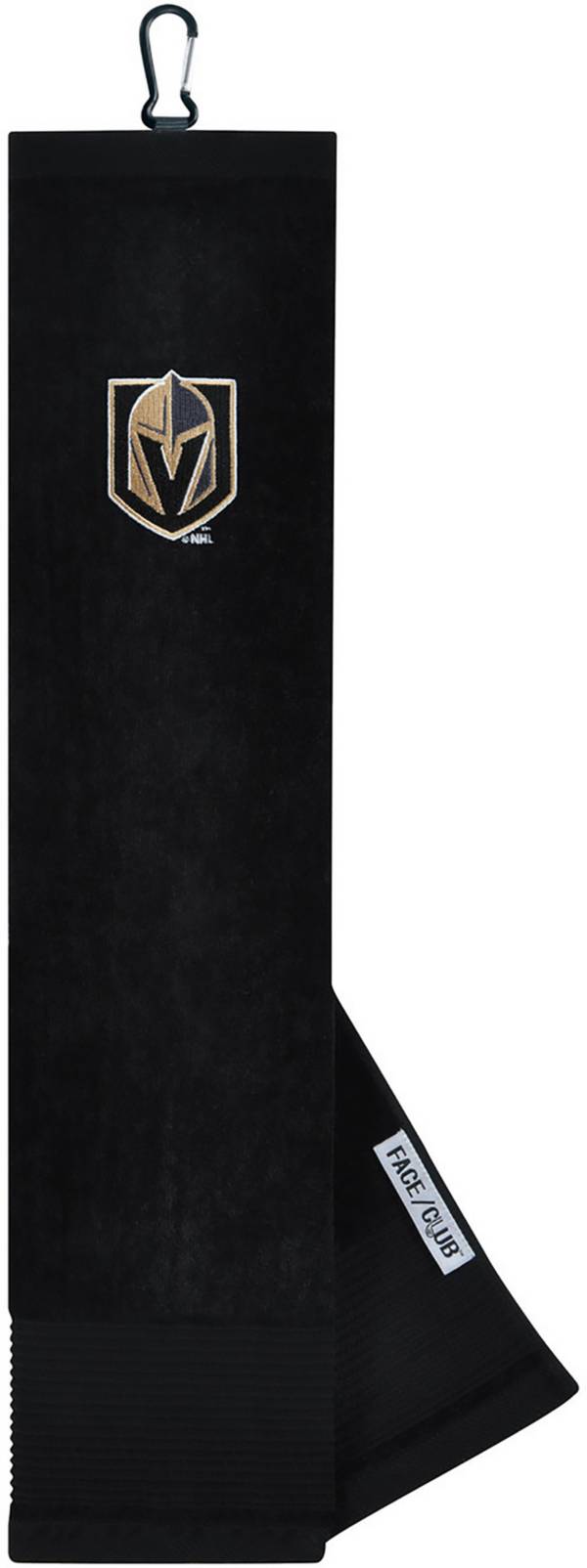 Team Effort Vegas Golden Knights Embroidered Face/Club Tri-Fold Towel