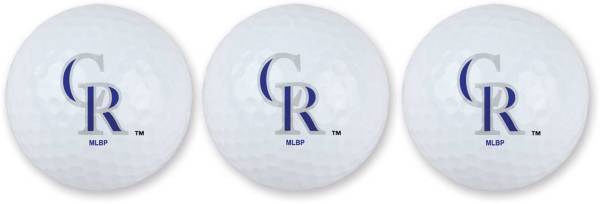 Team Effort Colorado Rockies Golf Balls - 3 Pack