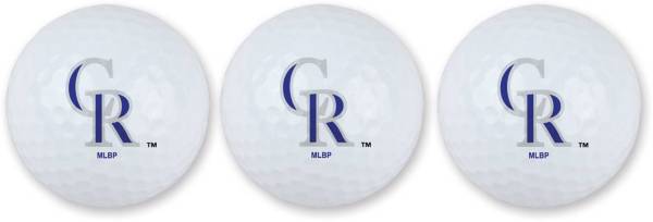 Team Effort Colorado Rockies Golf Balls - 3 Pack