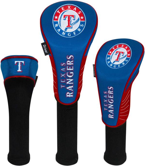 Team Effort Texas Rangers Headcovers - 3 Pack