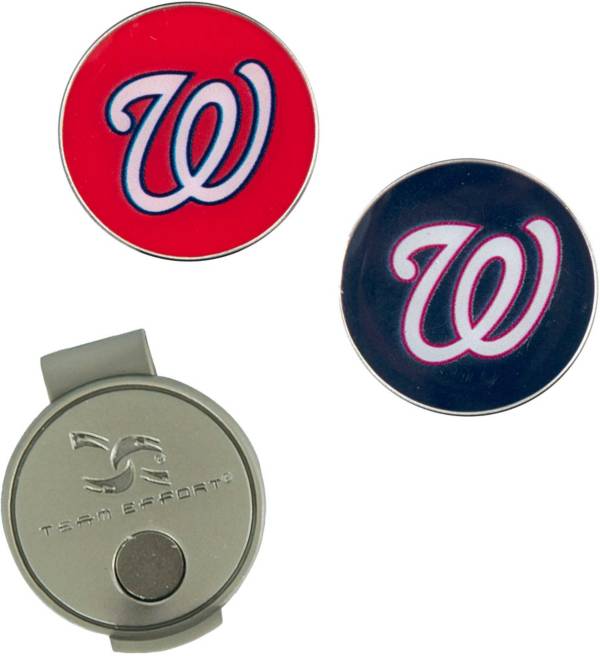 Team Effort Washington Nationals Hat Clip and Ball Markers Set