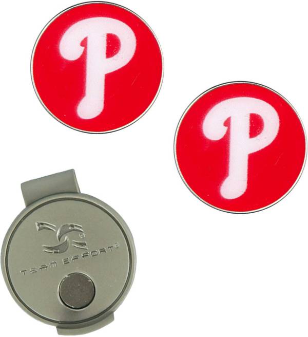 Team Effort Philadelphia Phillies Hat Clip and Ball Markers Set