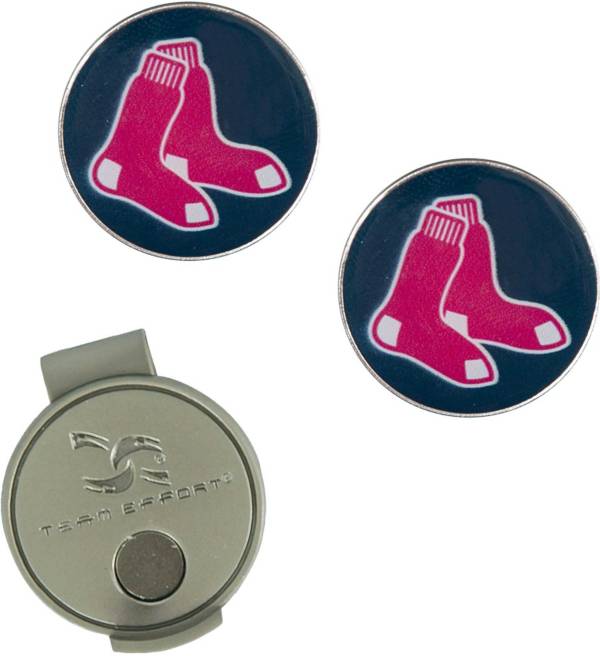Team Effort Boston Red Sox Hat Clip and Ball Markers Set