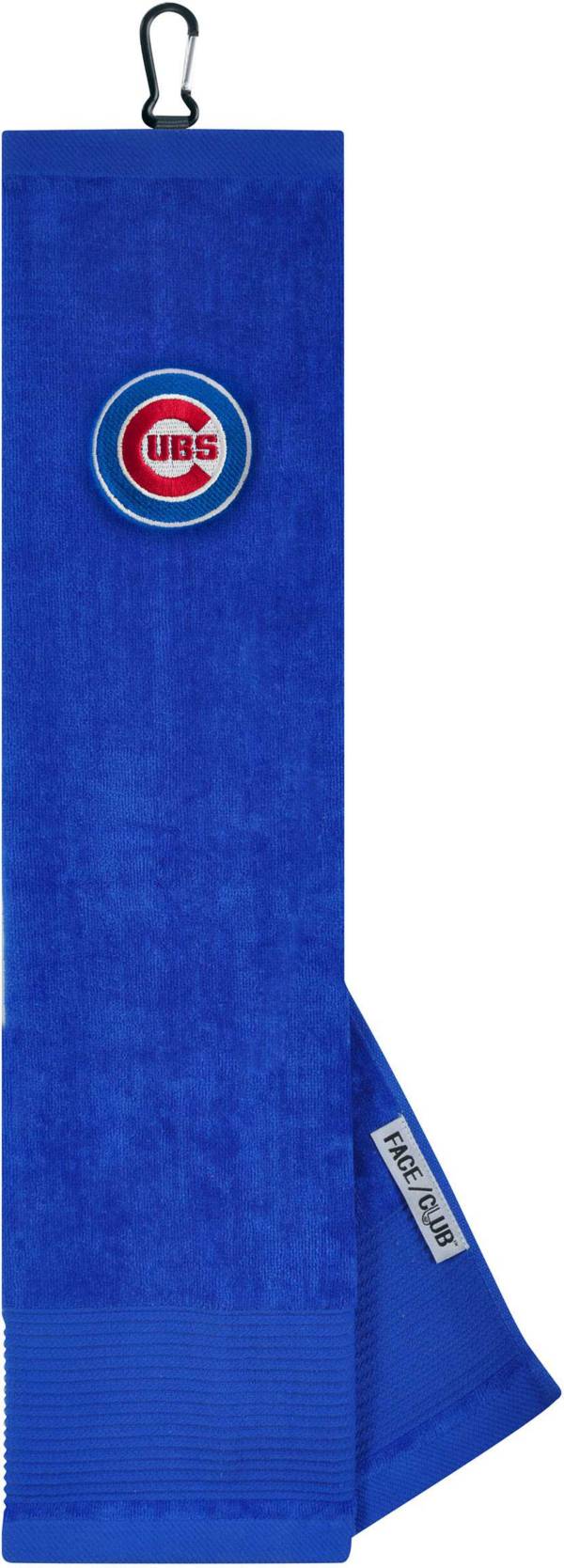 Team Effort Chicago Cubs Embroidered Face/Club Tri-Fold Towel