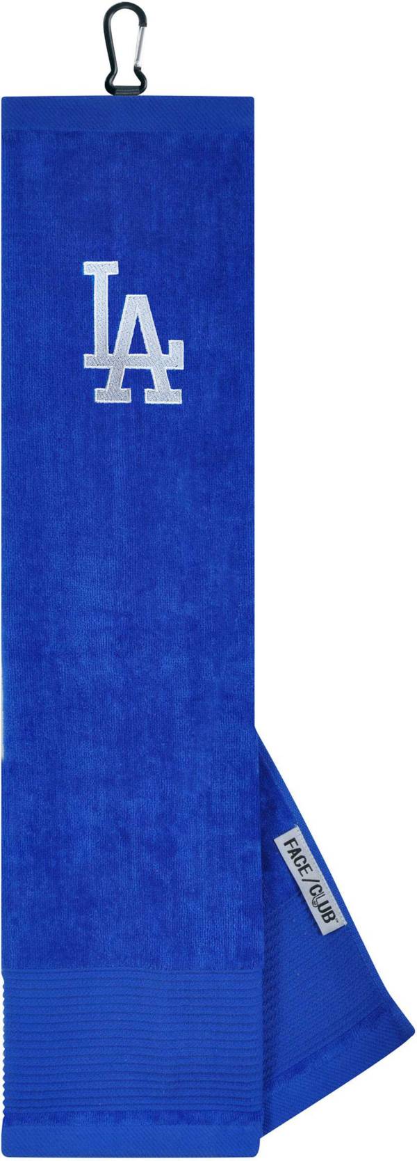 Team Effort Los Angeles Dodgers Embroidered Face/Club Tri-Fold Towel