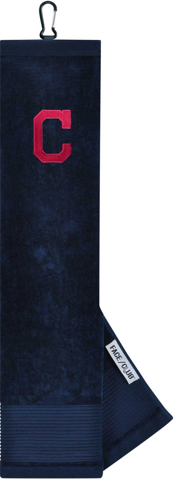 Team Effort Cleveland Indians Embroidered Face/Club Tri-Fold Towel