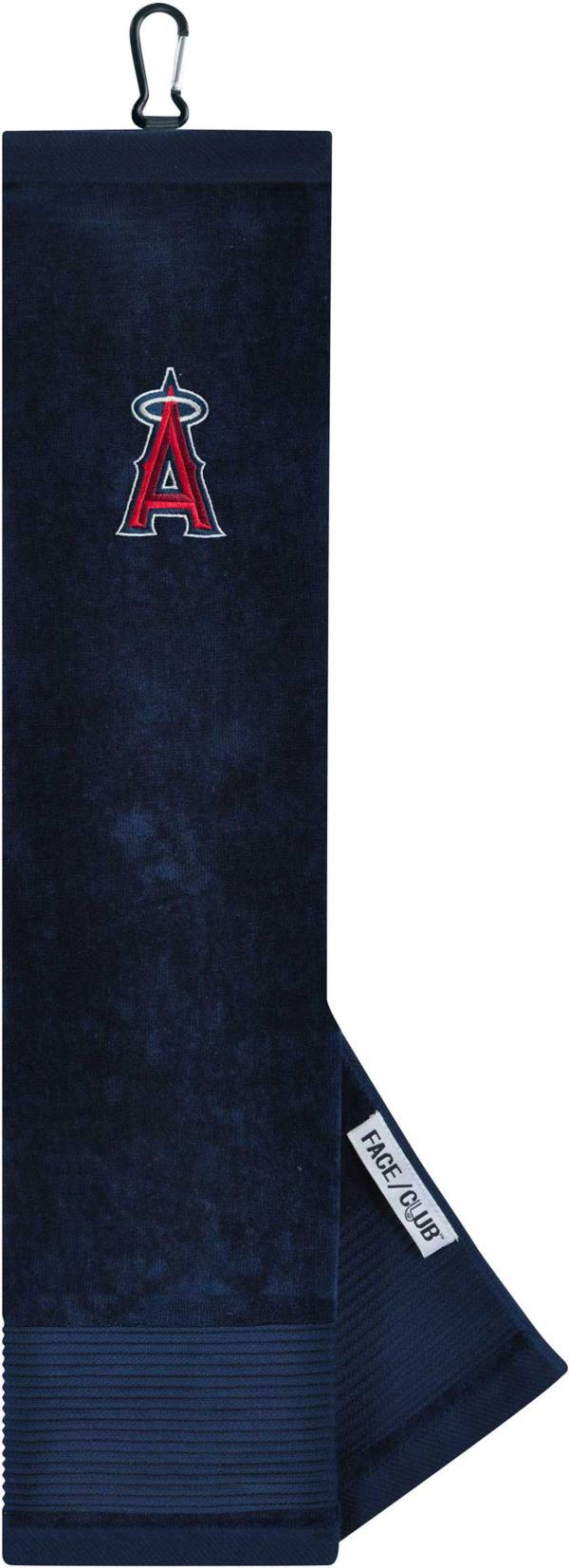 Team Effort Los Angeles Angels Embroidered Face/Club Tri-Fold Towel