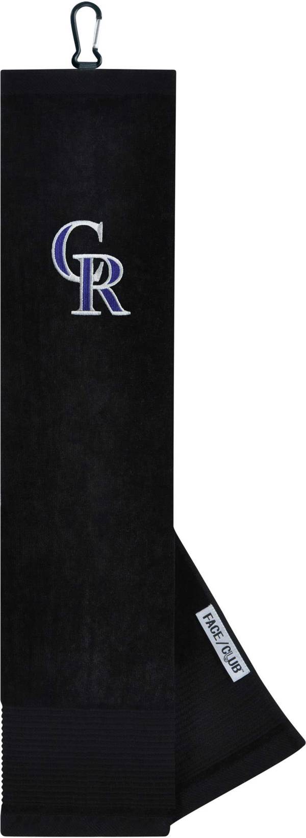 Team Effort Colorado Rockies Embroidered Face/Club Tri-Fold Towel