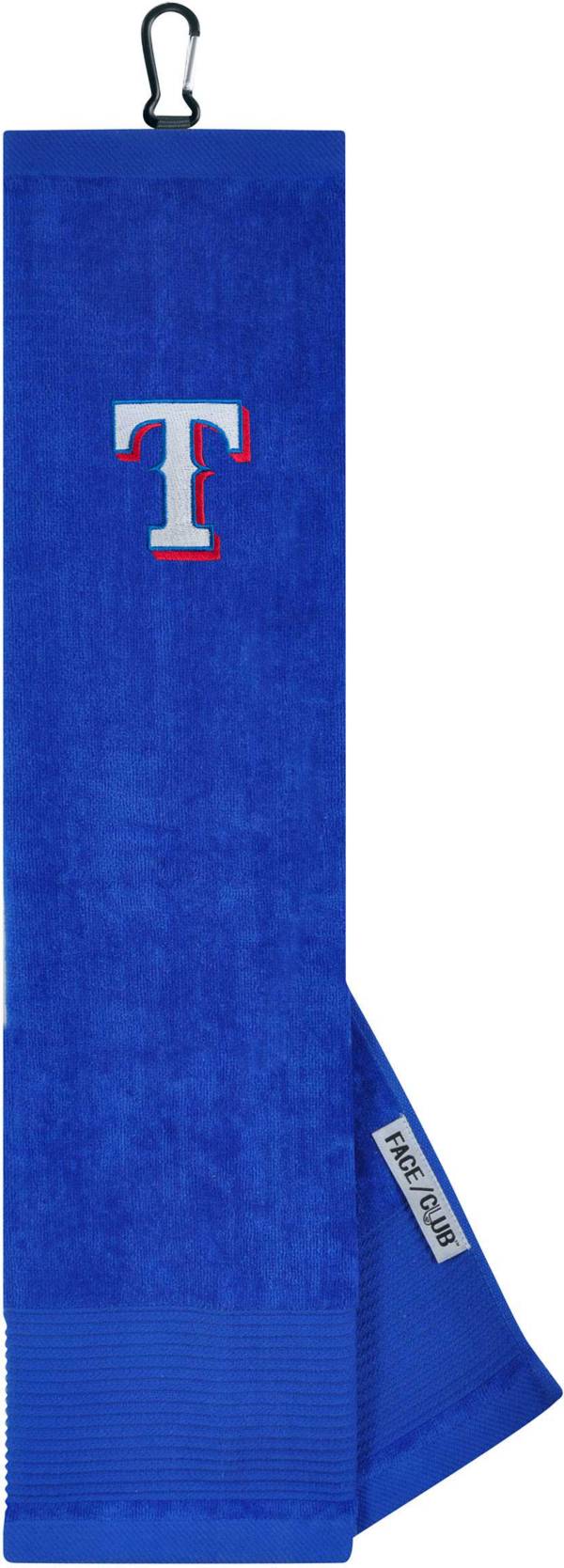 Team Effort Texas Rangers Embroidered Face/Club Tri-Fold Towel